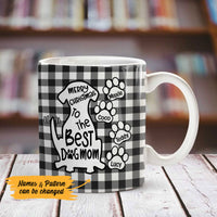 Personalized Best Dog Mom Christmas Mug OB153 85O53 thumb 1