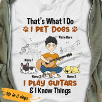 Personalized I Know Thing Dog And Guitar T Shirt JR282 67O36 thumb 1
