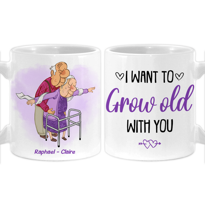 Personalized Couple Gift Grow Old With You Mug 31003 1