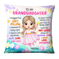 Personalized Gift For Granddaughter Little Fairy Princess Pillow 31029 thumb 1