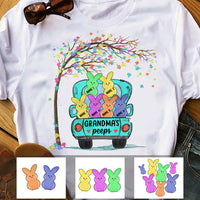 Personalized Grandma Peeps Easter T Shirt FB61 81O57 thumb 1