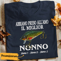 Personalized Dad Fishing Italian Papà T Shirt MR311 95O36 thumb 1