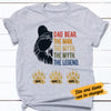 Personalized Dad Bear The Legend T Shirt AP207 67O57 1