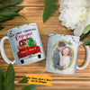 Personalized Our First Christmas Engaged Red Truck  MDF Mug NB91 73O36 1