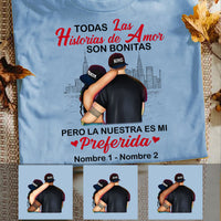 Personalized Couple Pareja Spanish Love Story T Shirt AP54 30O53 thumb 1