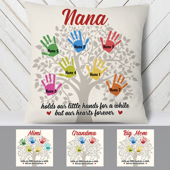 Personalized Grandma Handprint Tree  Pillow SB282 95O58 1