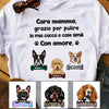 Personalized Dog Mom Italian Mama Cane T Shirt AP133 26O36 1