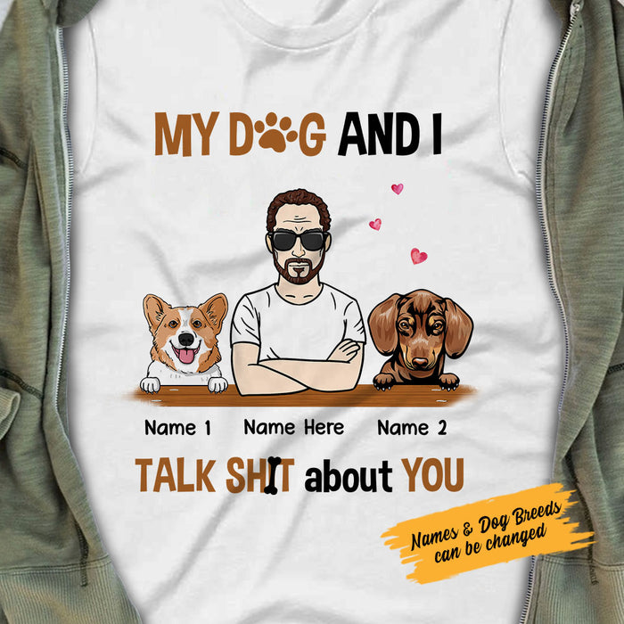 Personalized Dog Dad T Shirt MY112 87O58 1