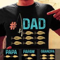 Personalized Fishing Dad T Shirt AP201 26O47 thumb 1