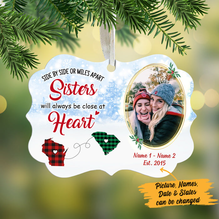 Personalized Long Distance Benelux Ornament NB253 30O36 1