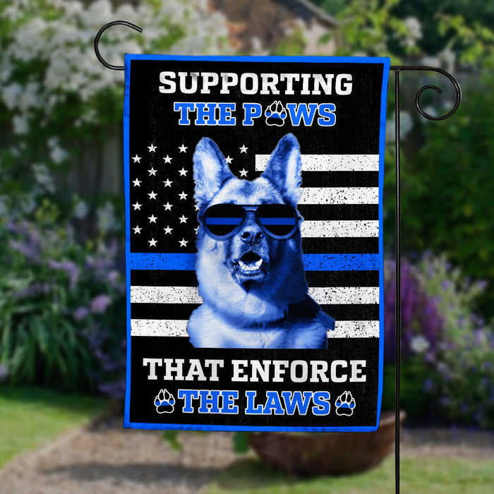 Police Paws Laws Flag JL105 65O47 1
