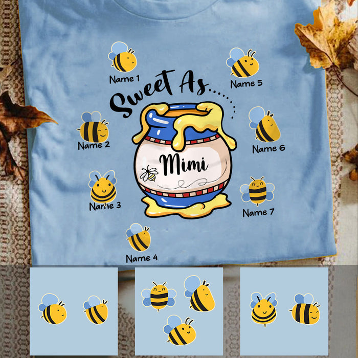 Personalized Grandma Sweet T Shirt MR255 30O53 1