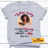 Personalized BWA Wine Lady T Shirt SB14 30O57 1
