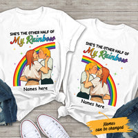 Personalized My Other Half LGBT Lesbian Couple T Shirt SB162 26O47 thumb 1