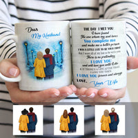 Personalized Couple Winter Letter  Mug NB51 30O60 thumb 1