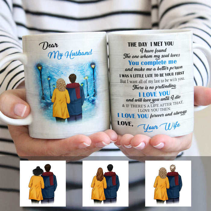 Personalized Couple Winter Letter  Mug NB51 30O60 1