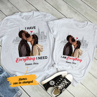 Personalized Nothing I Have Everything BWA Couple T Shirt SB102 26O47 thumb 1
