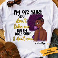 Personalized I Do Not Care BWA White T Shirt JL131 29O57 thumb 1