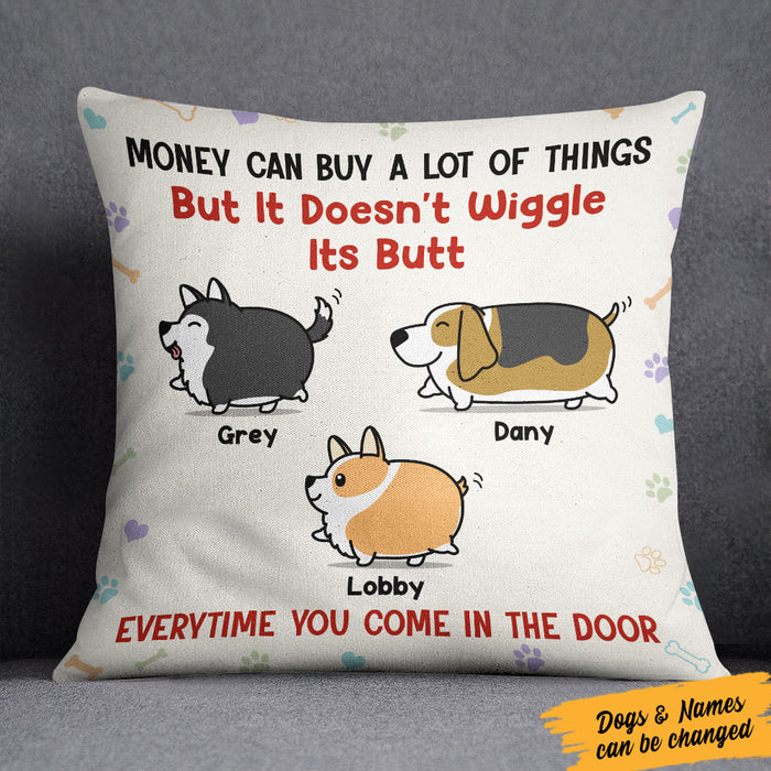 Personalized Dog Wiggle Butt  Pillow SB243 81O58  (Insert Included) 1