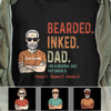 Personalized Dad Grandpa Bearded T Shirt MR222 95O34 1