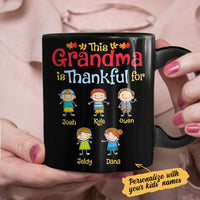 Personalized Grandma Thankful Fall Mug AG202 81O34 thumb 1