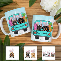 Personalized Dog Mom Easter Truck Mug FB263 81O57 thumb 1