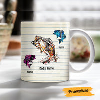 Personalized Fishing Dad Grandpa Letter Mug MY292 95O47 thumb 1