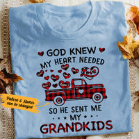 Personalized Grandma God Sent Grandkids T Shirt MR261 30O36 thumb 1
