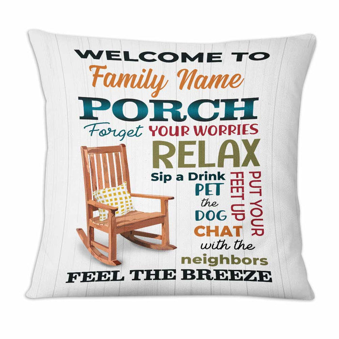 Personalized Outdoor Porch Pillow DB35 95O47 1