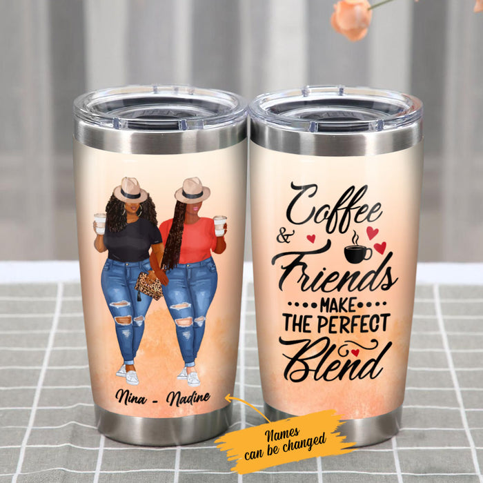 Personalized BWA Friends Coffee Perfect Blend Steel Tumbler AG42 26O58 1