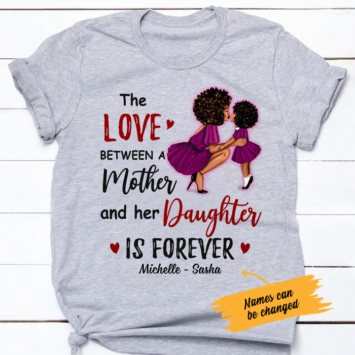 Personalized BWA Mom Daughter Love White T Shirt AG84 81O47 1