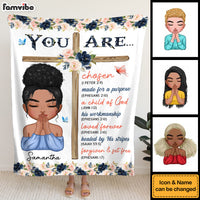Personalized Gift For Daughter Inspirational Bible Verse Blanket 31368 thumb 1