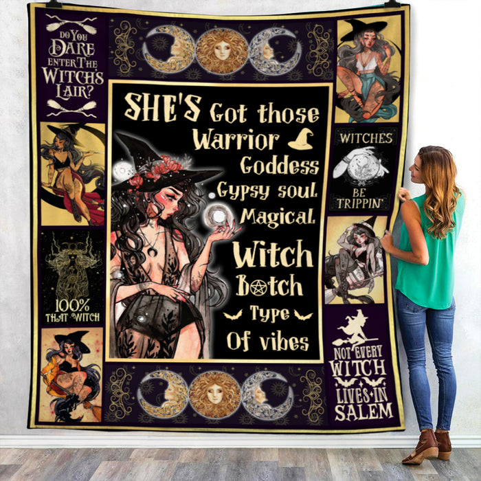 Magical Witch Halloween Fleece Blanket JL203 73O57 1