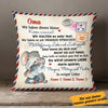 Personalized German Mama Oma Elephant Mom Grandma Pillow AP142 65O58 (Insert Included) 1