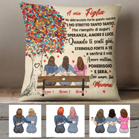 Personalized Mom Grandma Mamma Nonna Italian Tree Pillow AP81 67O60 (Insert Included) thumb 1