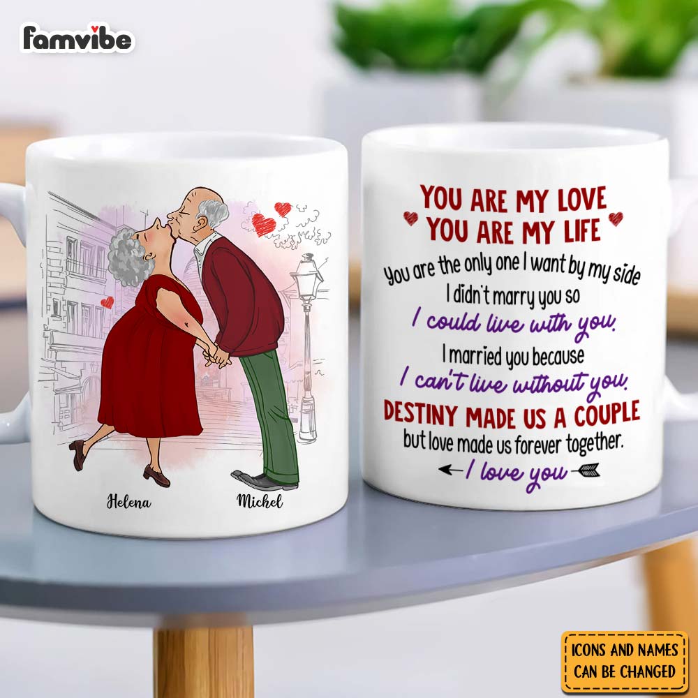 Personalized Couple Gift You Are My Love You Are My Life Mug 31255 Primary Mockup