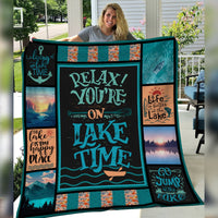 Lake Time Fleece Blanket JN261 67O36 thumb 1