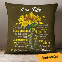 Personalized Mom Grandma French Maman Grand-mère Tree Pillow AP83 95O60 (Insert Included) thumb 1