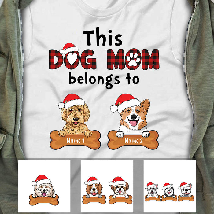 Personalized This Dog Mom Belongs To T Shirt NB92 73O60 1