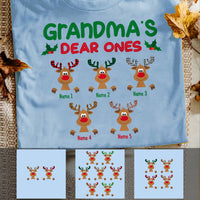 Personalized Grandma Reindeer Christmas T Shirt OB123 95O47 thumb 1