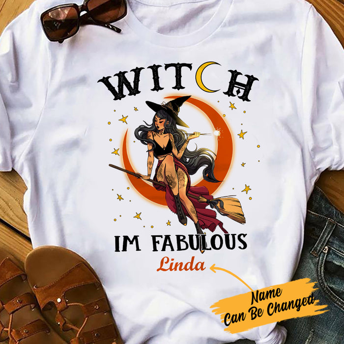 Personalized Witch Fabulous Halloween T Shirt JL223 27O57 1