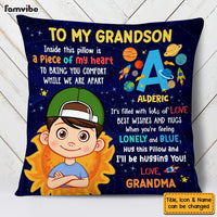 Personalized Gift For Grandson Galaxy Hug This Pillow 30878 thumb 1