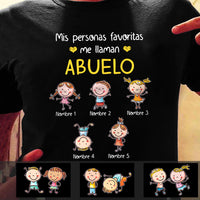 Personalized Dad Grandpa Favorite  Papá Abuelo T Shirt AP237 30O47 thumb 1