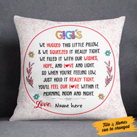 Personalized Grandma Hugged This  Pillow NB193 30O53 (Insert Included) thumb 1