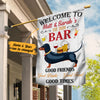 Personalized Good Times Dachshund Dog Bar Flag AG171 28O34 1