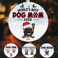 Personalized World Best Dog Dad Ever  Ornament OB222 67O47 thumb 1