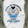 Personalized BWA Daddy And Daughter Papa & Tochter German T Shirt AP174 73O58 1