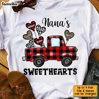 Personalized Grandma's Sweethearts Buffalo Plaid Truck Shirt - Hoodie - Sweatshirt OB254 30O34 thumb 1