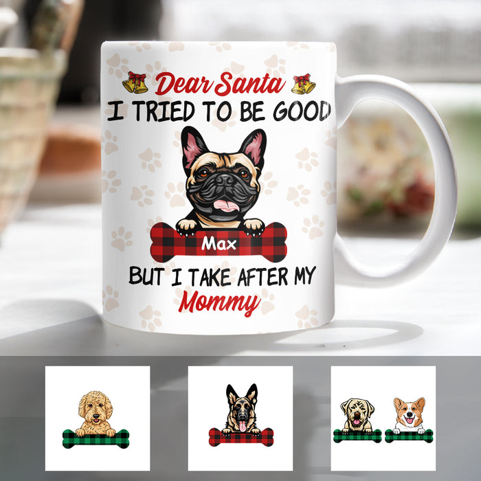 Personalized Dear Santa Dog Christmas Mug OB55 85O34 1