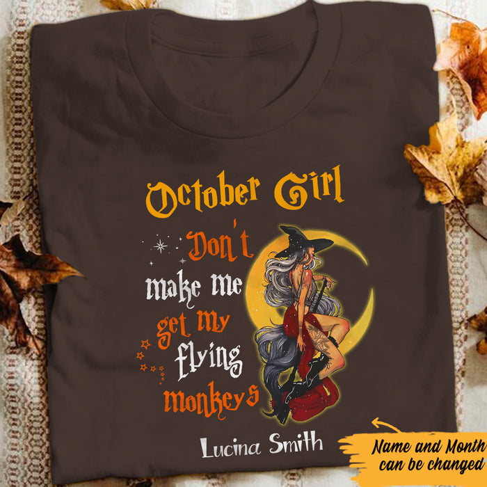 Personalized Halloween Witch Flying Monkey T Shirt JL143 30O57 1